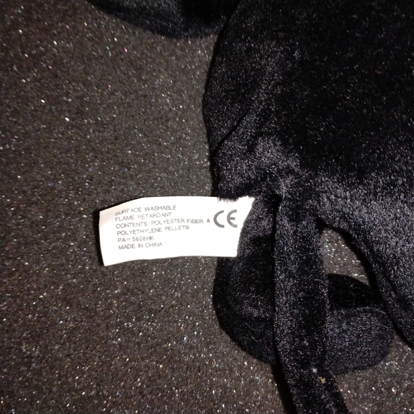 Vintage CAT Scale Beanie Black Kitty Cat Plush Toy - Trucking Collectible! - Picture 5 of 9